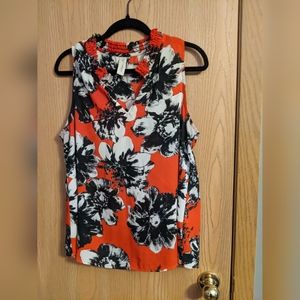 Allison joy Floral sleeveless blouse